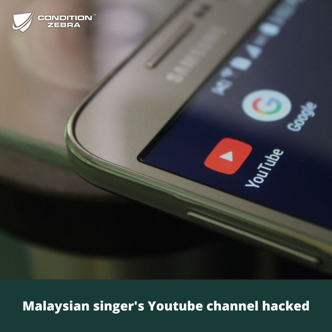 Malaysian singer’s Youtube channel hacked