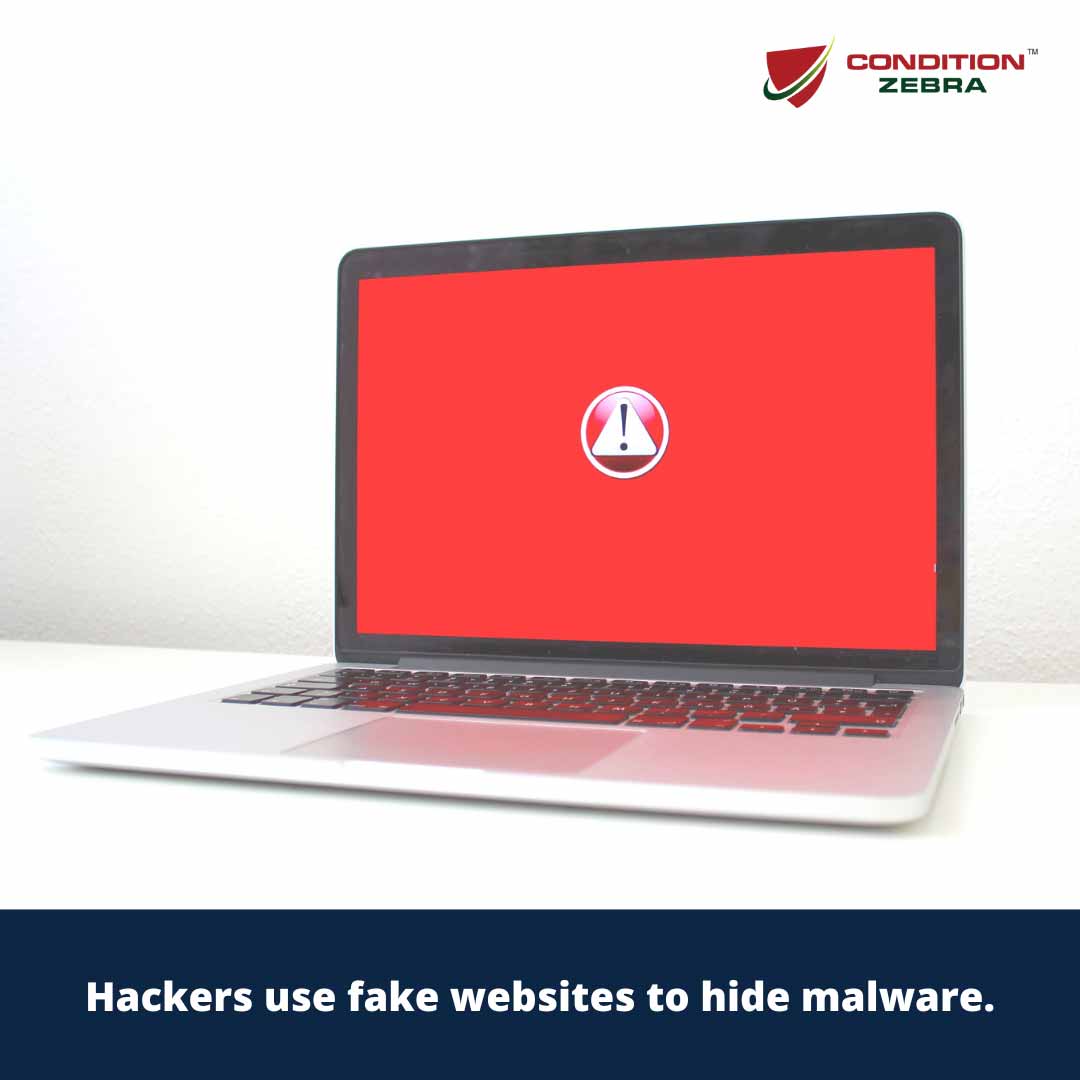 Hackers use fake websites to hide malware