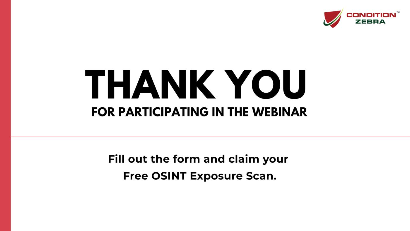 Free OSINT Exposure Scan