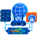 Network Infrastructure & Traffic icon